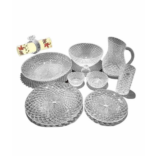 Crystal Dreams Glass Crockery Set in Barabanki at ₹ 1,500