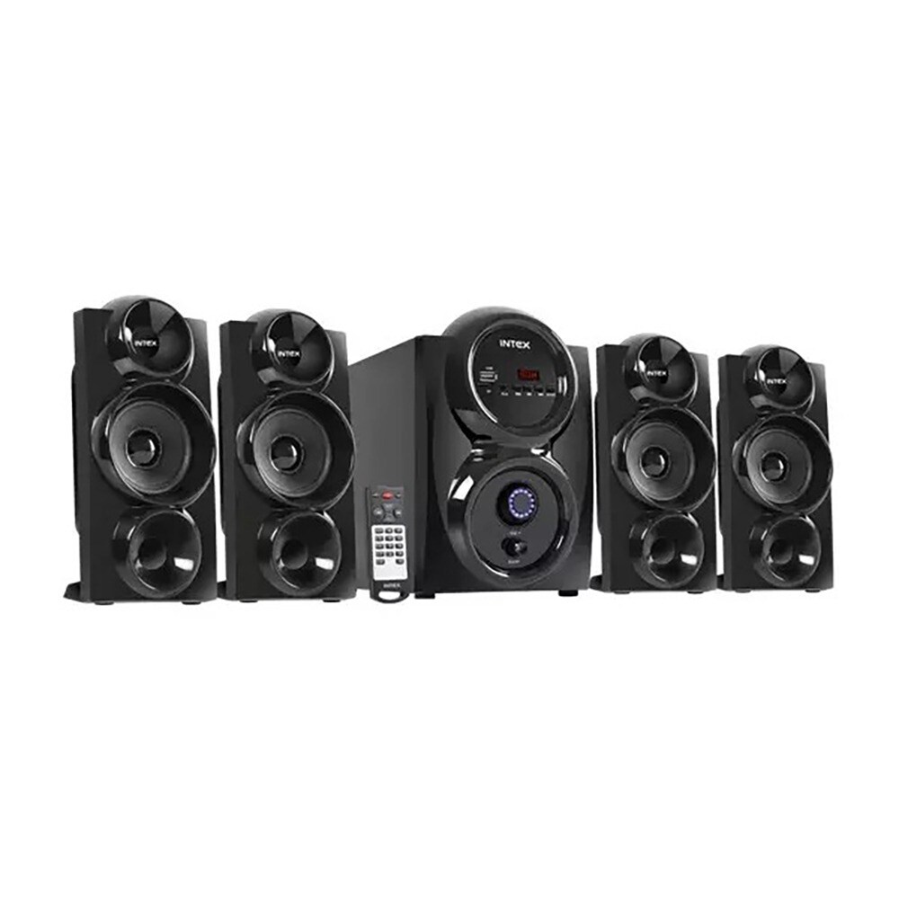 INTEX 75 W Black Wireless Bluetooth Home Theatre SHINE FMUB in