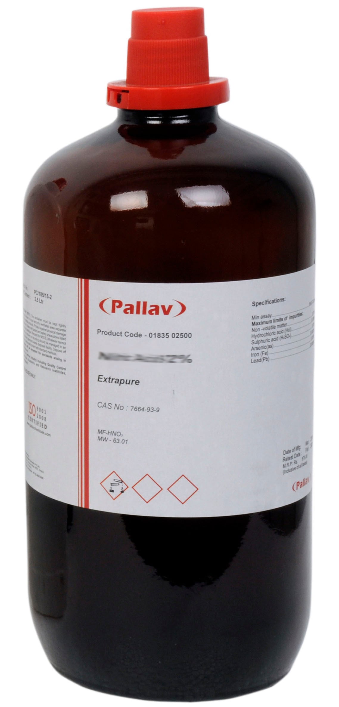 Pallav Solvent Acetic Anhydride LR Grade 500 mL in Delhi at ₹ 749 / Btl by  Operon Technologies - Justdial