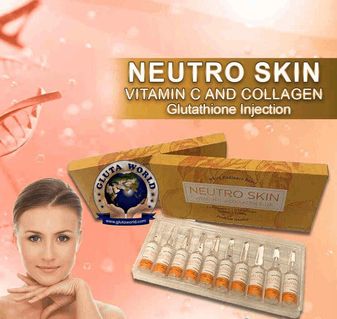 Neutro Skin Vitamin C And Collagen Glutathione Injection in Mumbai at 2,500 / Unit by Glutaworld - Justdial Neutro Skin Vitamin C And Collagen Glutathione Injection in Mumbai at 2,500 / Unit by Glutaworld - Justdial