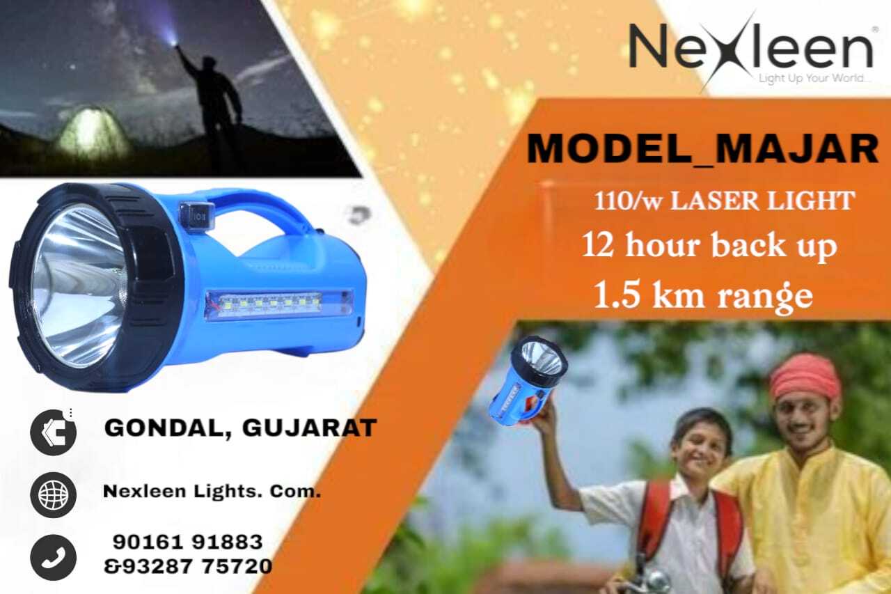 Nexleen Mejar Rechargeable Light, 100/w Laser Light in Gondal at