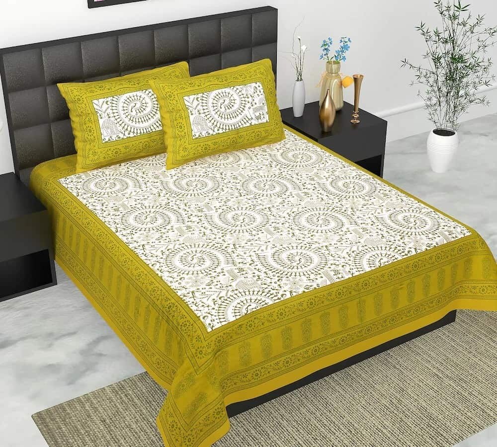 Cotton King Size Bedsheet With Pillow Cover in Meerut at ₹ 220