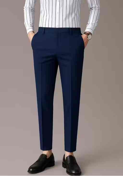 men's ankle length dress pants Trousers in Ahmedabad at ₹ 499 / Pc by Krish Enterprise Color:Gold rise for comfortable wear Ball Gown Backless Shimmer Jersey Sleeveless Slit