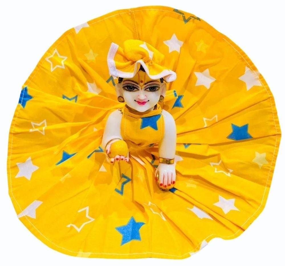 laddu gopal cotton dress Summer Cotton Laddu Gopal Dress (Random color) 99poshak