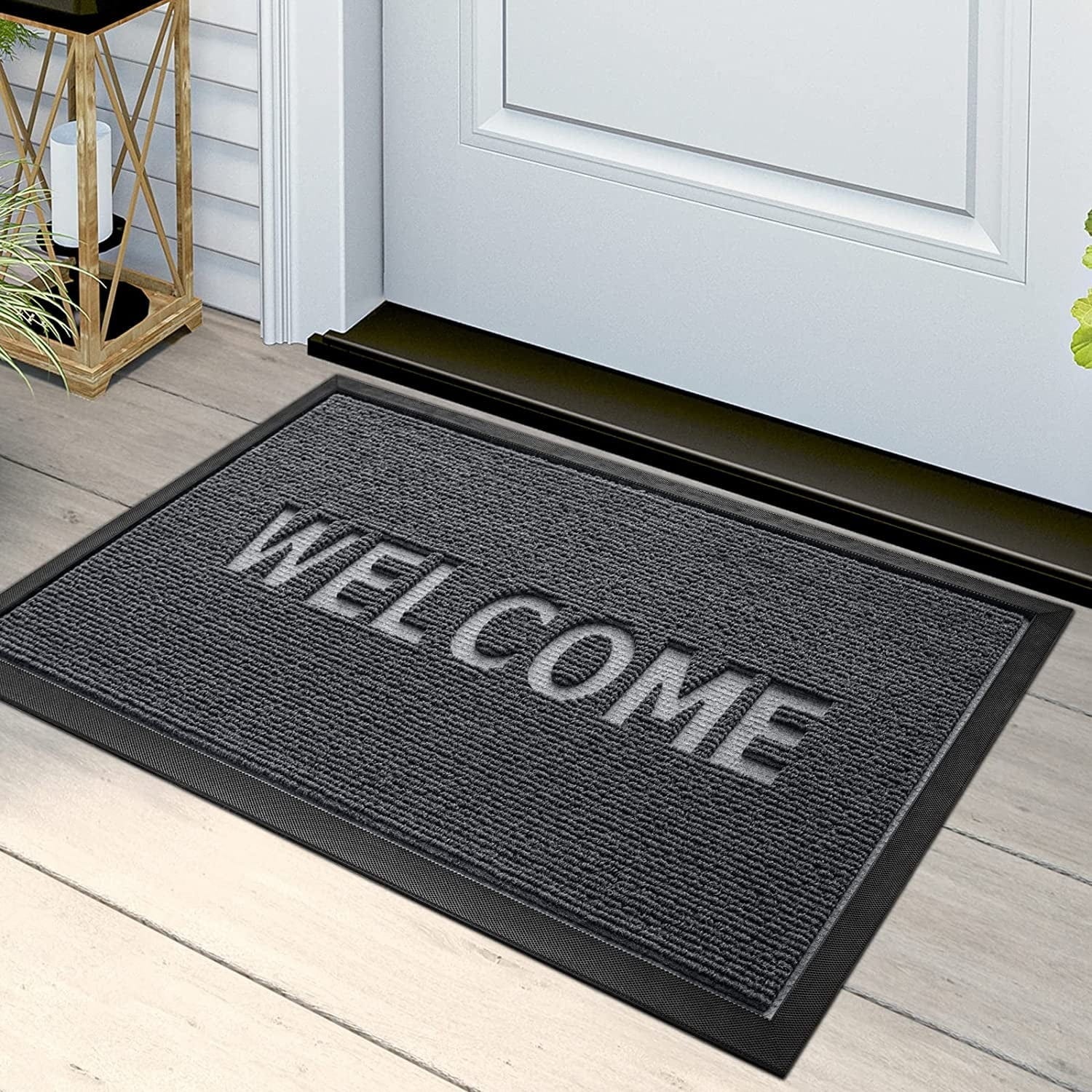 Welcome Rubber Door Mat 600x400 mm in Nagpur at ₹ 180 / Pc by