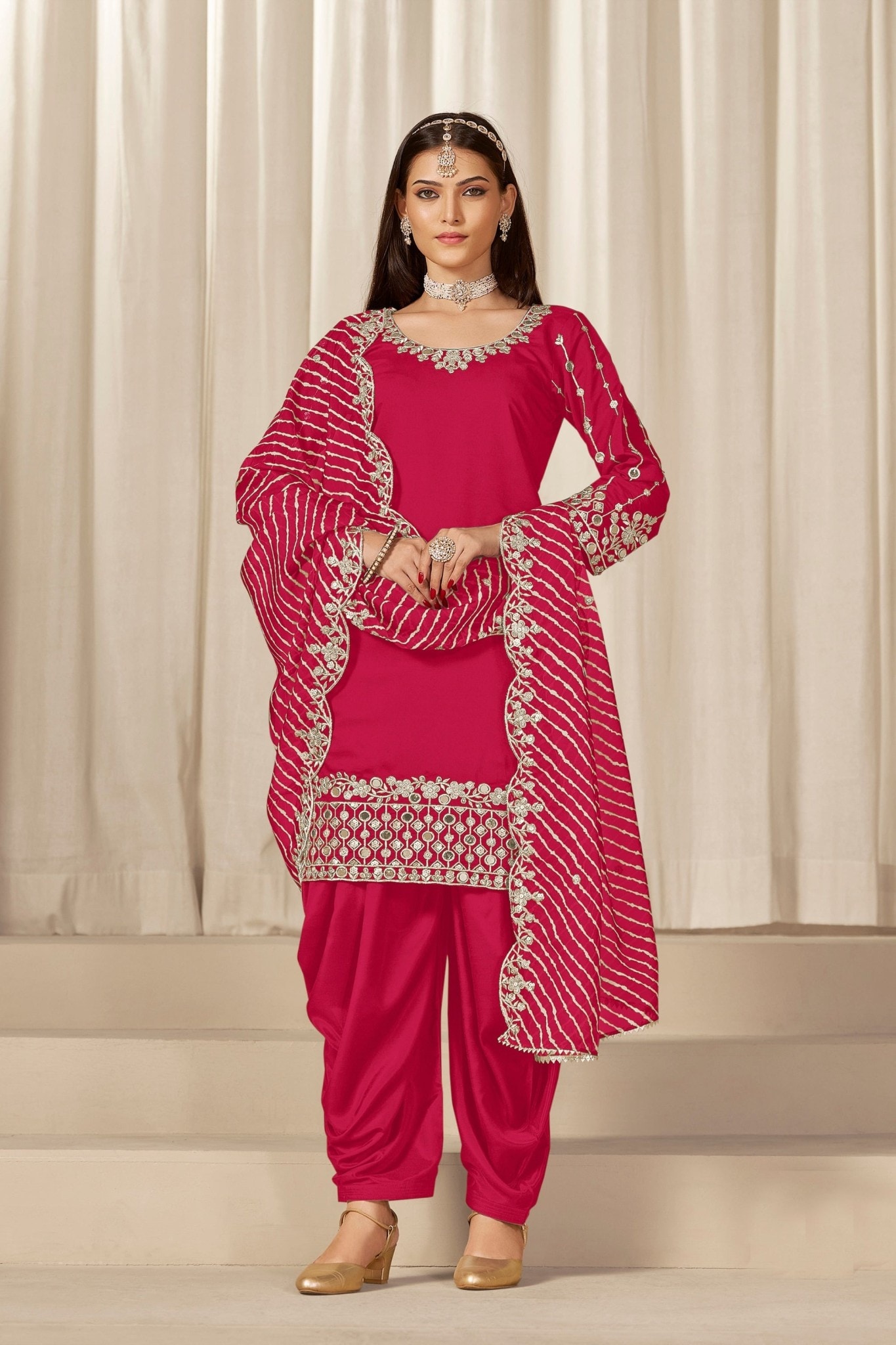 Pink Punjabi Suit For Women in Delhi at 1,195 / Set by S K CLOTH HOUSE - Justdial Pink Punjabi Suit For Women in Delhi at 1,195 / Set by S K CLOTH HOUSE - Justdial