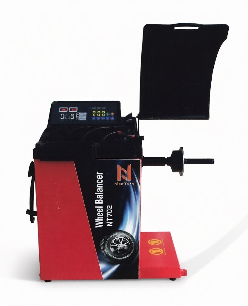 NT-702 Digital Wheel Balancer, 0.28kW, 220V, 12-24" Rim Size