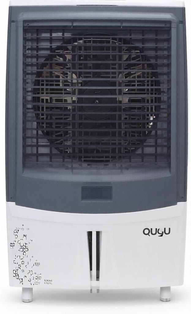 Guru Portable Evaporative Air Cooler, High-Density Honeycomb Pad, Multi-Directional Castor Wheels