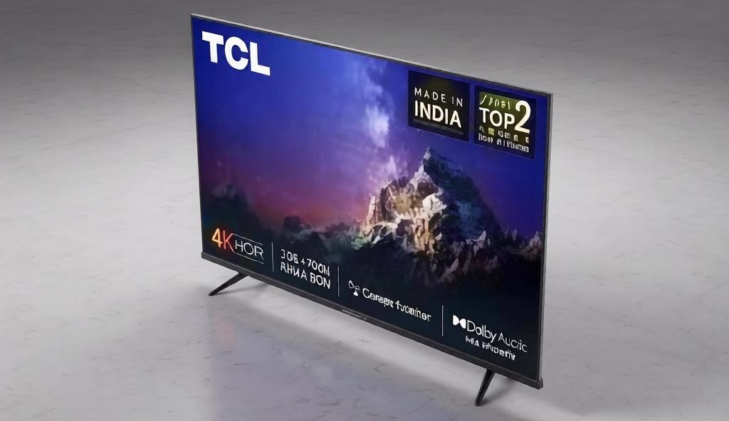 TCL 4K HDR Smart LED TV, 2GB RAM, 16GB ROM, Dolby Audio, 24W Speaker