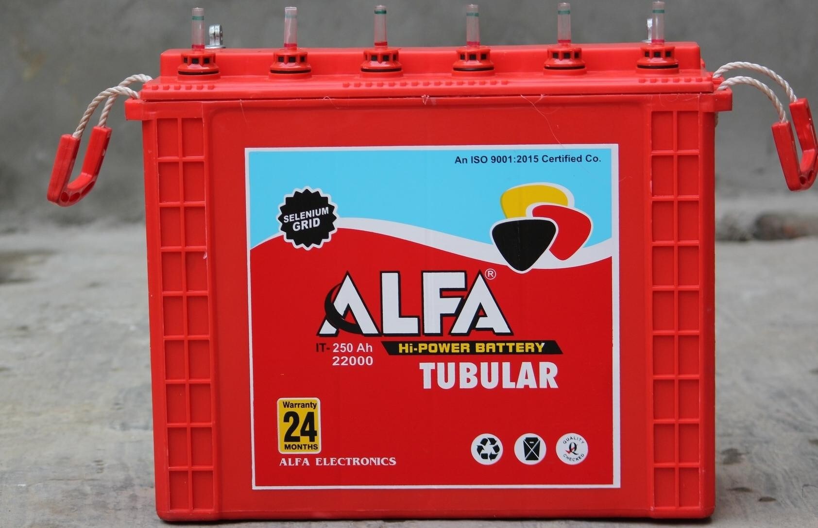 ALFA IT-250 Ah 22000, 250Ah, Selenium Grid, Tubular Battery
