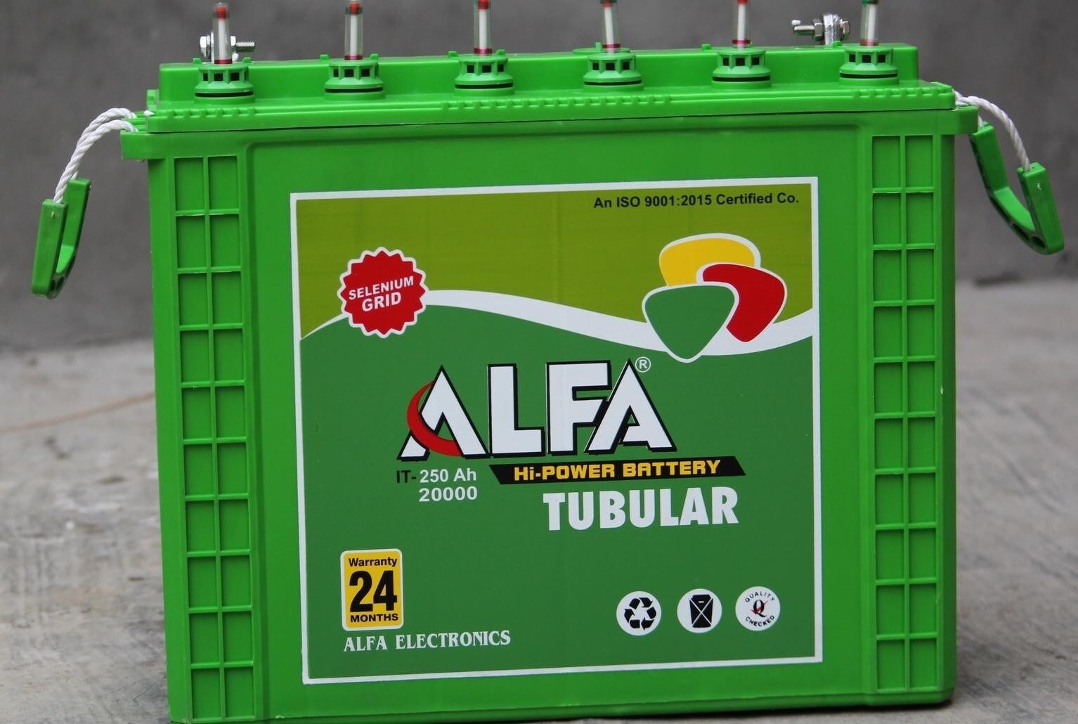 ALFA IT-250 Ah 20000, 250Ah, Selenium Grid, Tubular Hi-Power Battery