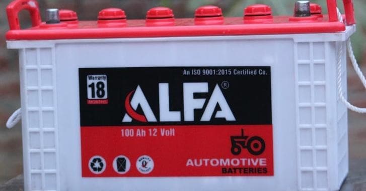 ALFA 100 Ah, 12 Volt, Automotive Tractor Battery