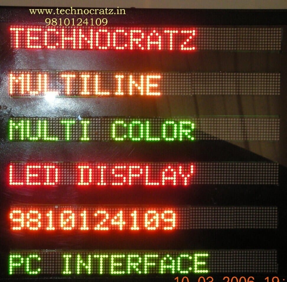 Multi Line Digital LED Display Board Controller in Jaipur at