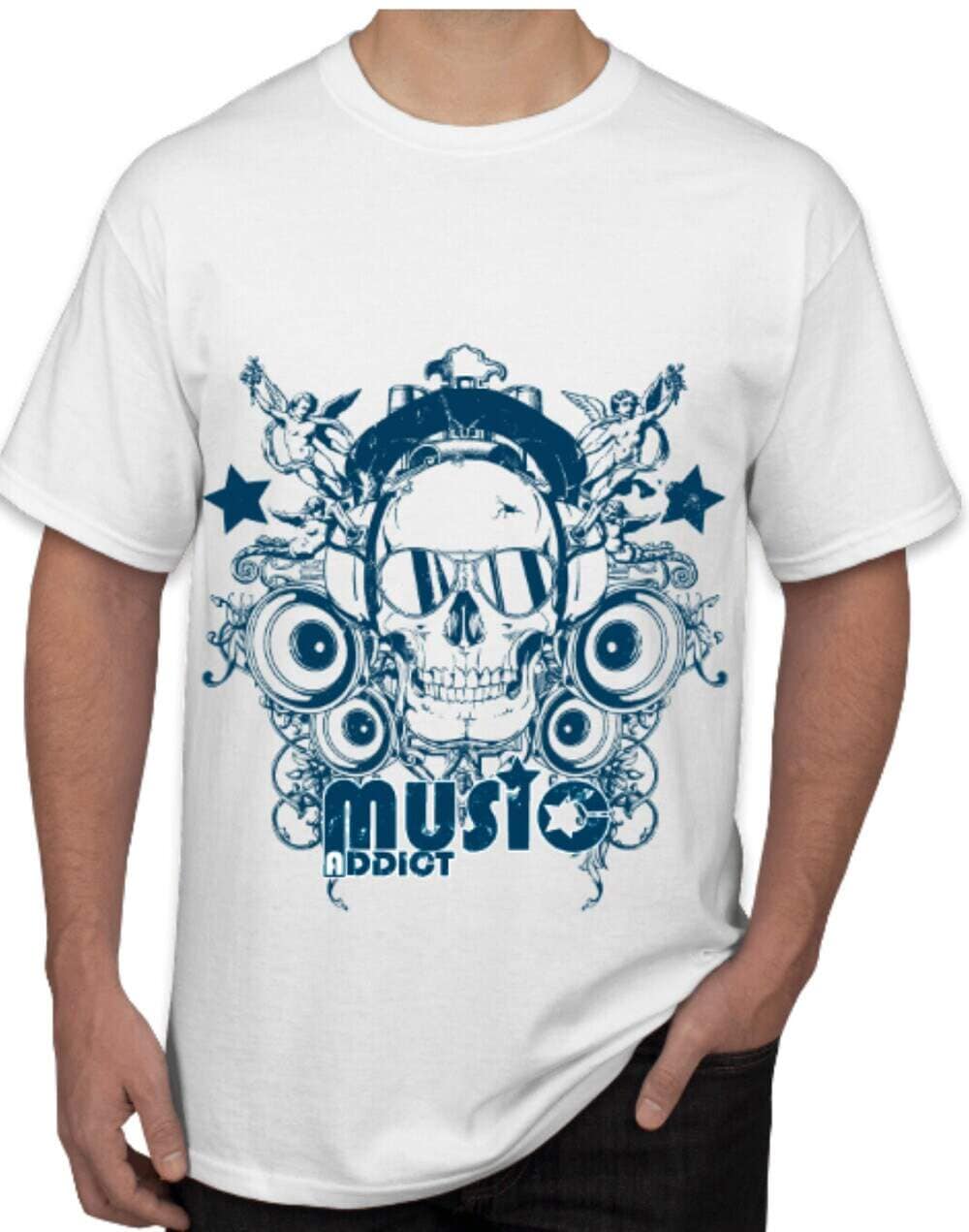 Must Addict Plain Cotton Jersey Half Sleeve T-Shirt for Men in