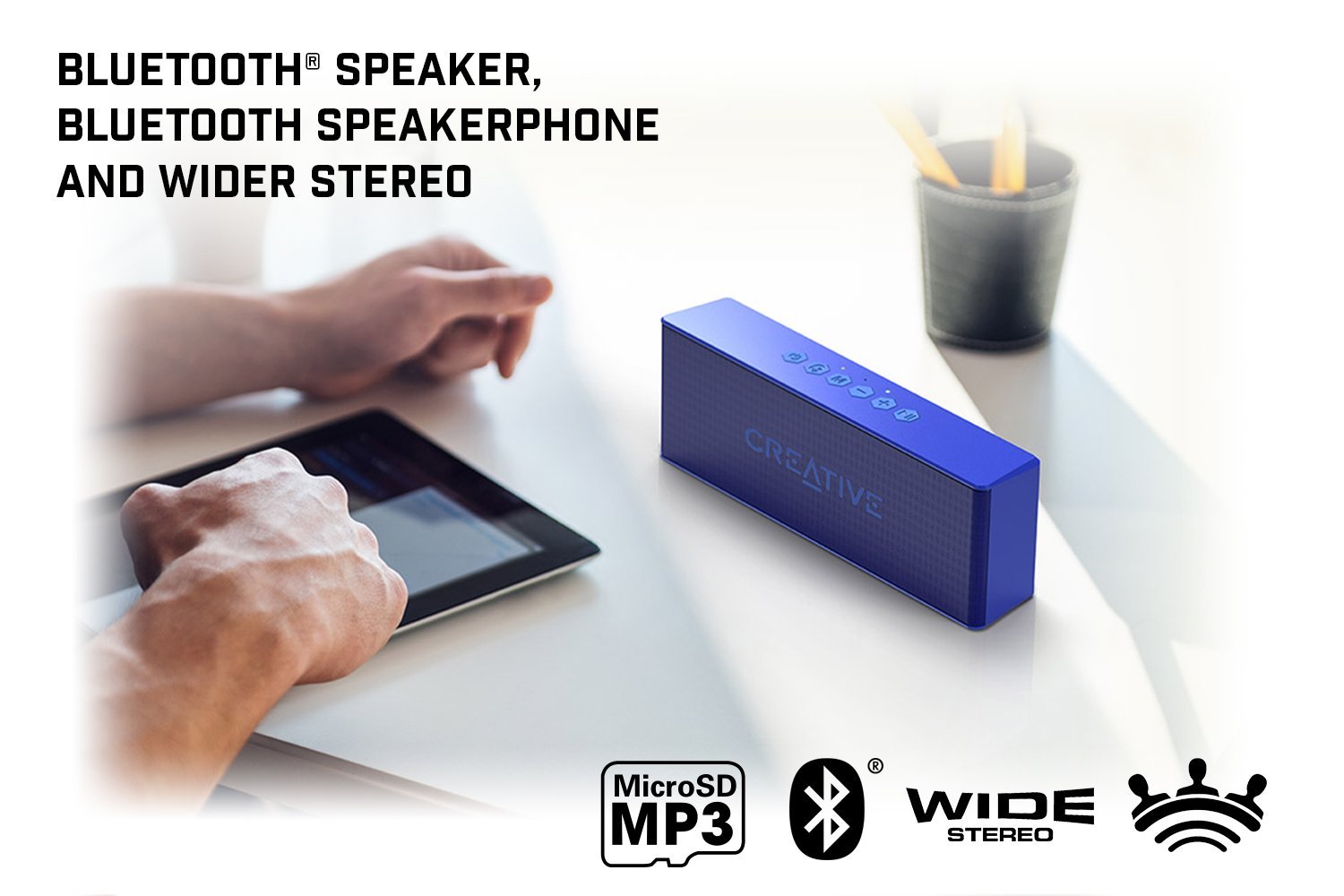 CREATIVE Wireless Speaker Metallic Blue [MUVO 2] in Delhi at