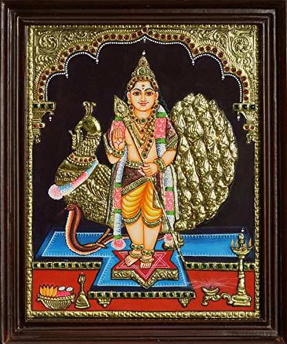 Buy Myangadi Traditional Murugan With Peacock Tanjore Painting 22 Carat Gold Foil 53x41 Cm Features Price Reviews Online In India Justdial Would you like to learn this art form? myangadi traditional murugan with peacock tanjore painting 22 carat gold foil 53x41 cm
