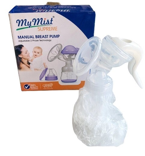 Mymist Supreme Manual Breast Pump, White in Agra at ₹ 450 Pc by