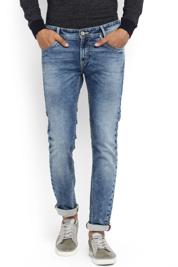 Narrow Slim Fit Men's Denim Jeans in Blue in Vaishali at ₹ 1,400