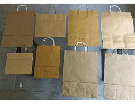 Food Packaging V-Shaped White Paper Bags (11) in Pune at ₹ 100