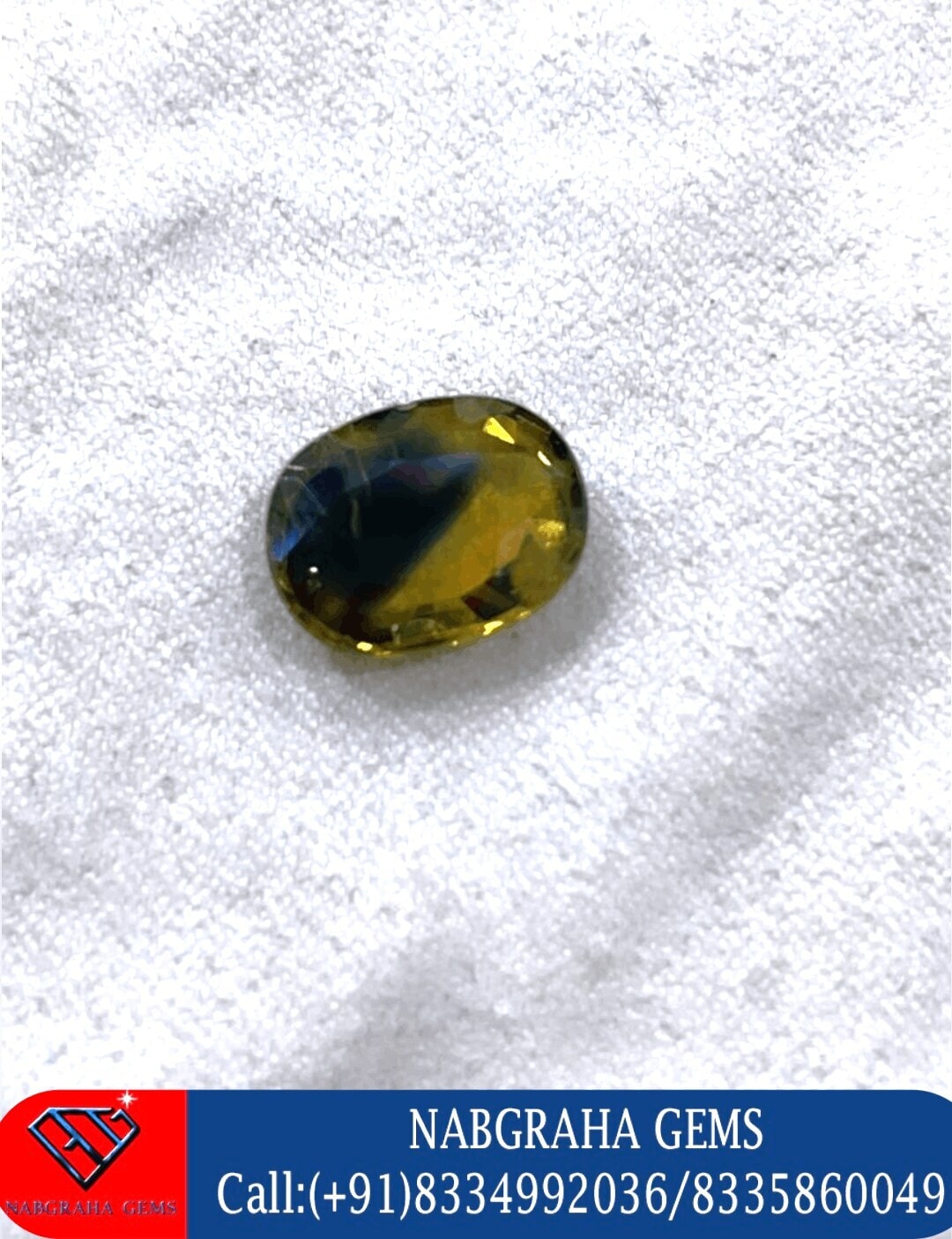 NATURAL PITAMBARI NELLA YELLOWISH BLUE SAPPHIRE in Kolkata at