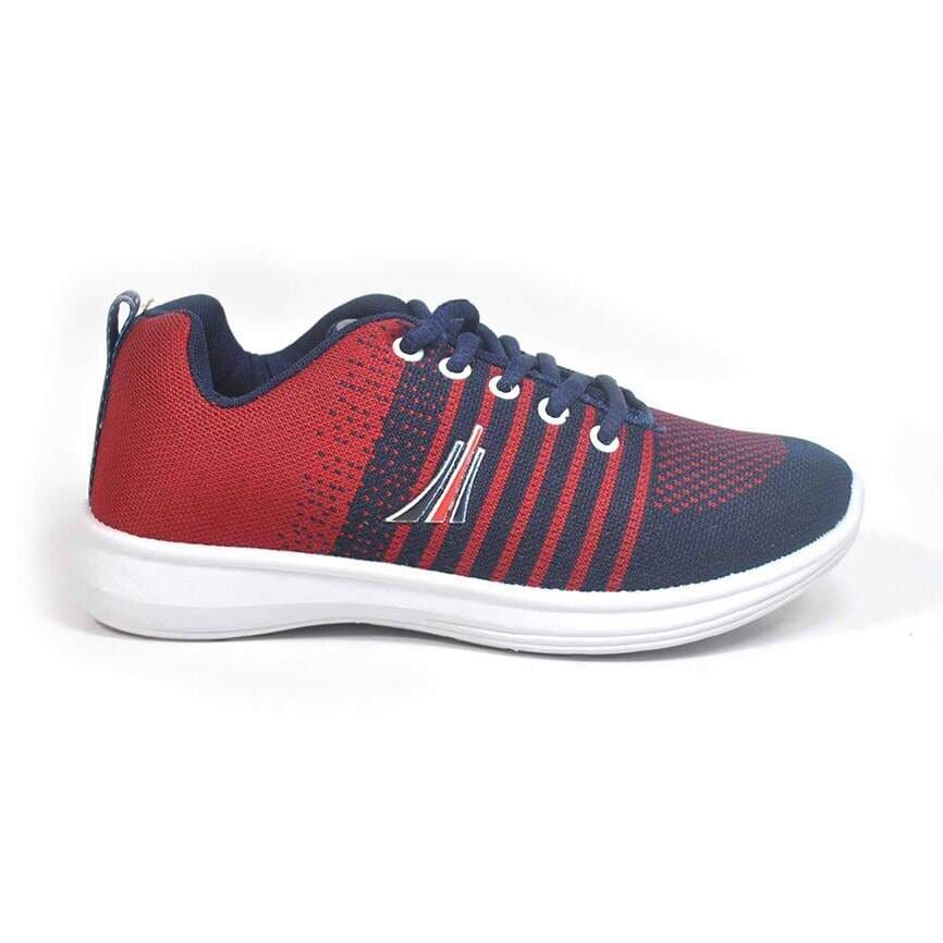 Ghaziabad Sport Shoe Stores Near Me Navy/Red Striped Running Shoes