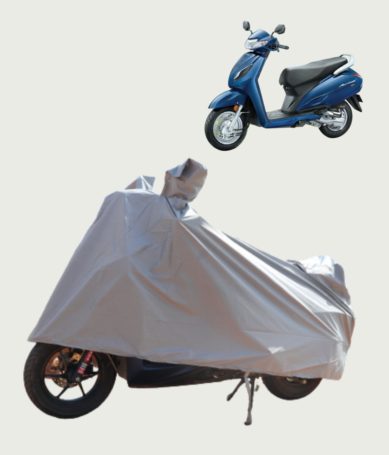 Nellai Tarpaulin Honda Activa Bike Cover PVC Bike Cover in Vellore