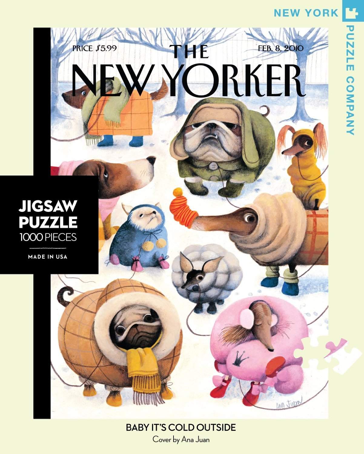 Buy New York Puzzle Company New Yorker Baby Its Cold Outside 1000 Piece Jigsaw Puzzle Features Price Reviews Online In India Justdial