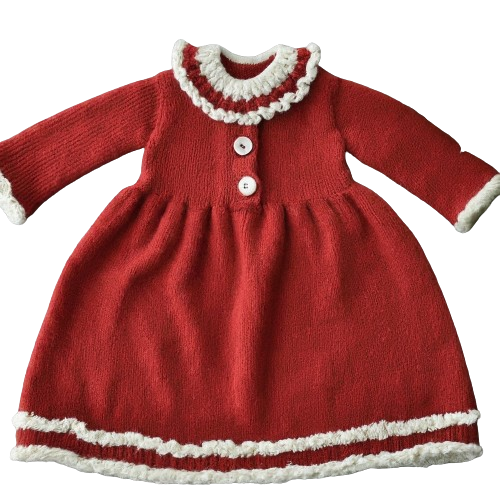 strapless open back dress Christmas Dress - Girls 9-12 months main image 1