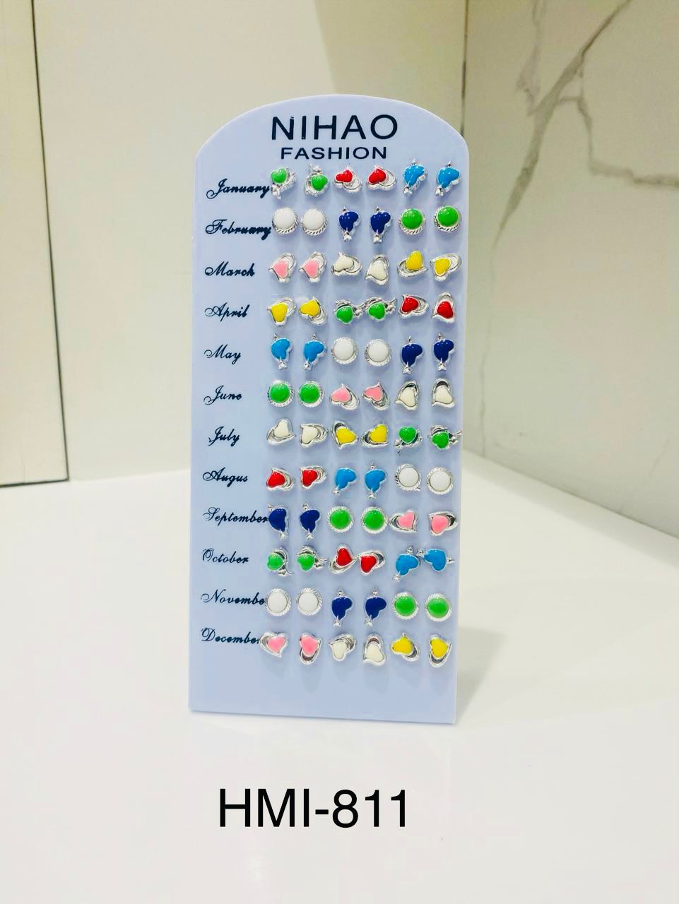 Nihao Fashion Colourfull Stud Earrings (HMI-811) in Mumbai at