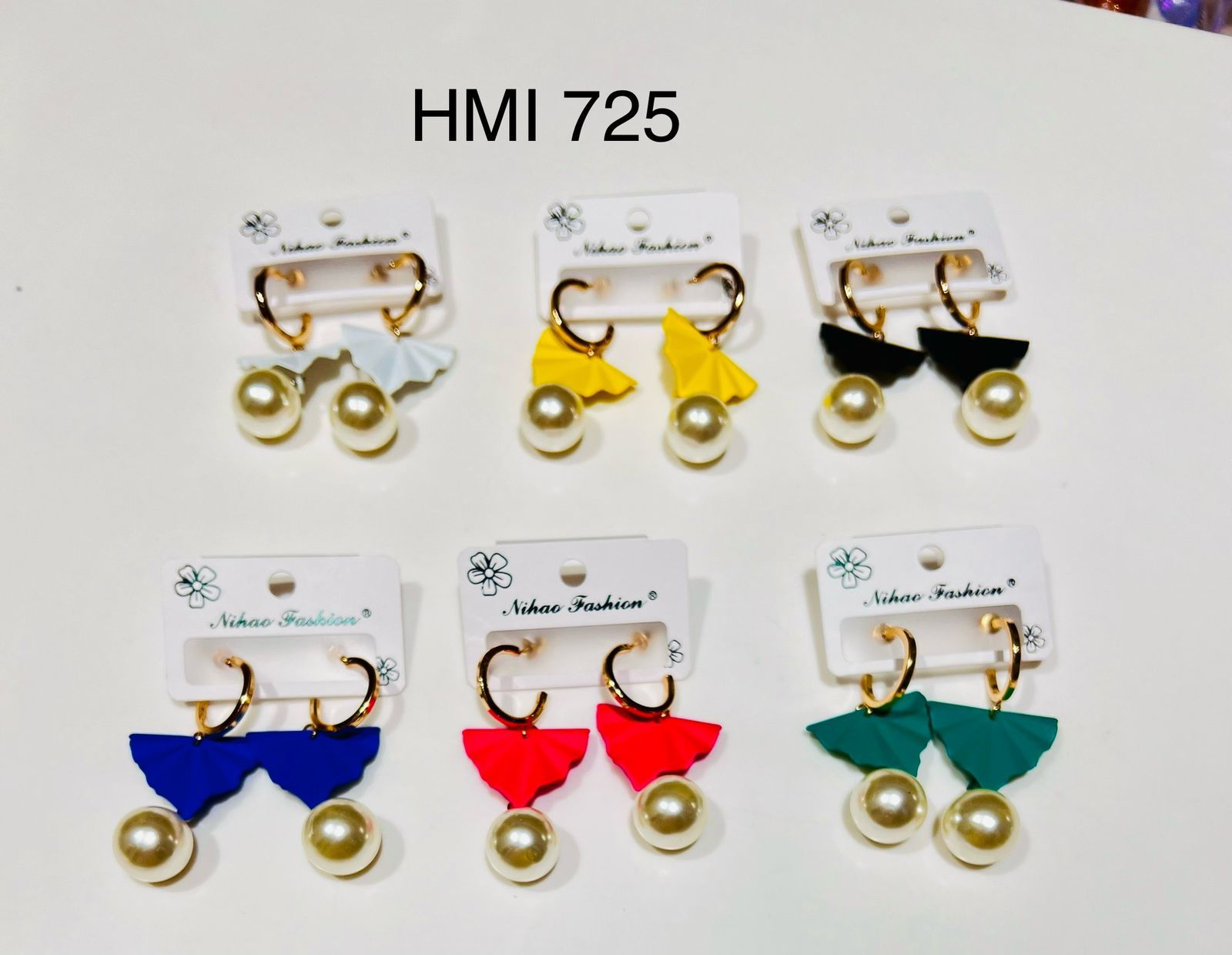 Nihao Fashion Designer Hoop Earrings (HMI-725) in Mumbai at ₹ 20