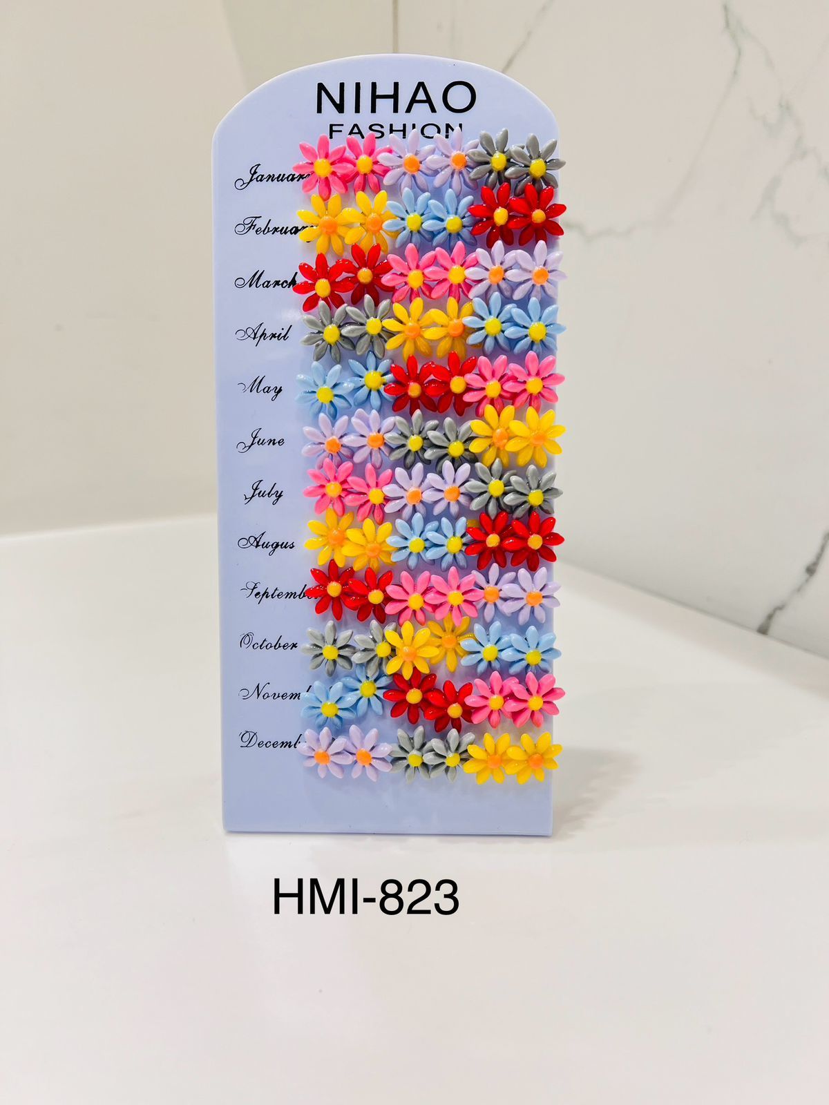 Nihao Fashion Flower Stud Earrings (HMI-823) in Mumbai at ₹ 20