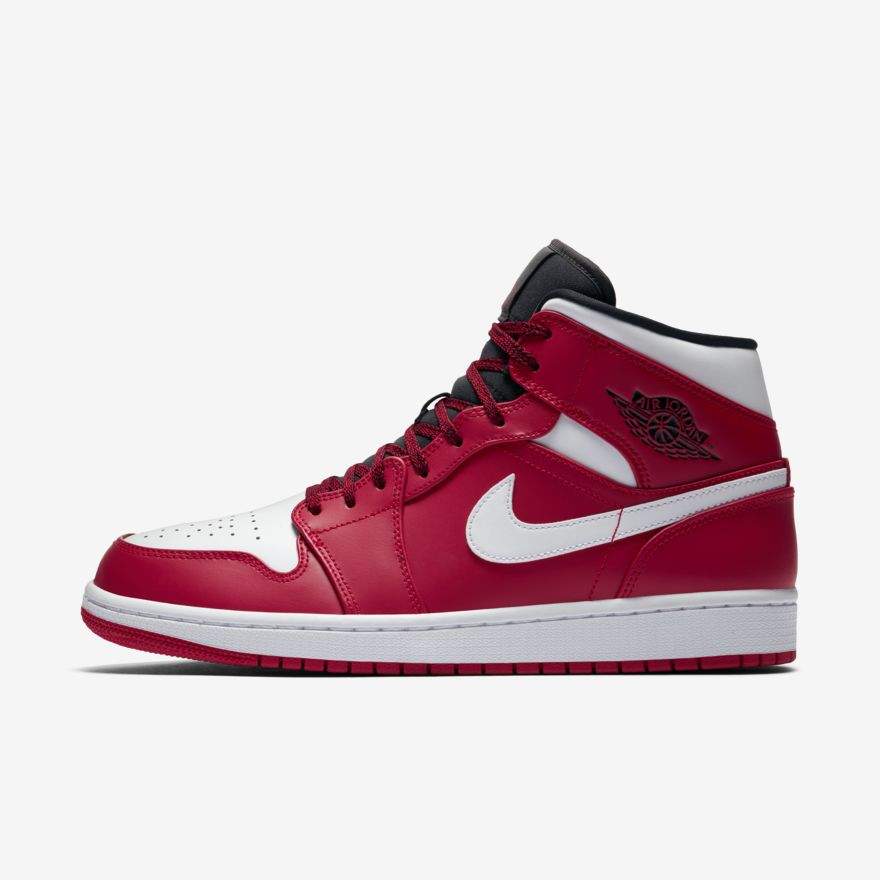 Nike Air Jordan Mid Mens Footwear Gym Red, Black, White (Size - Main Image