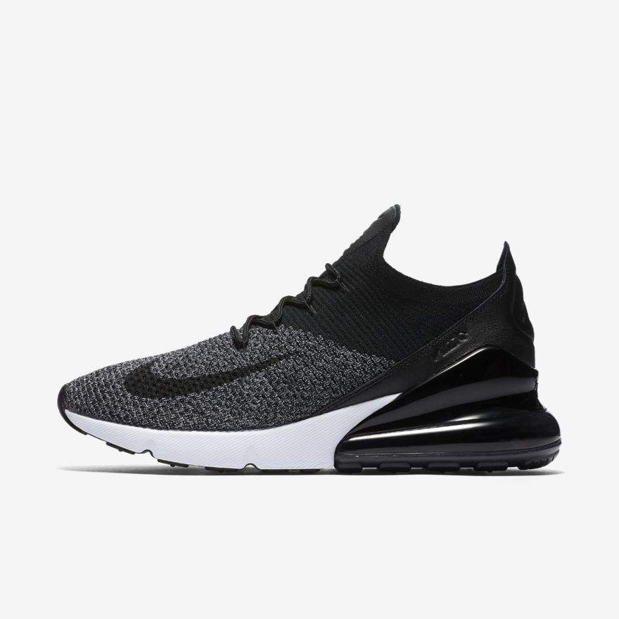 Nike Air Max 270 Flyknit 12123019 Rubber Mens Footwear (Size