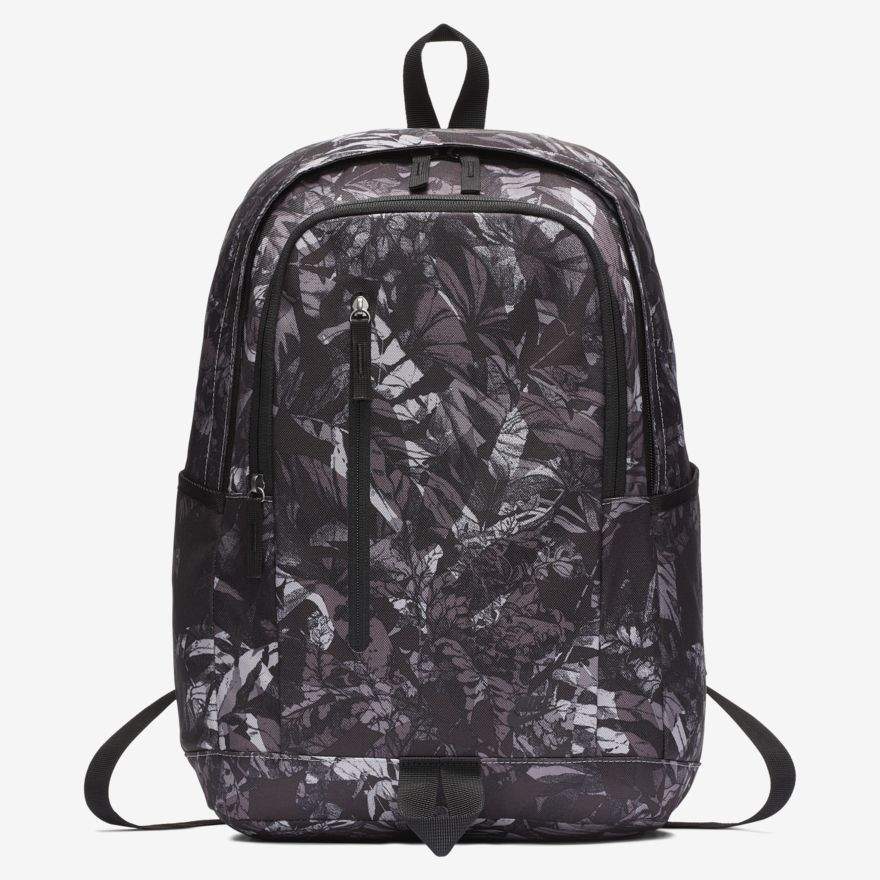 nike all access soleday print backpack The Sport Shop New Zealand Two additional zippered pockets on the outside Nike All Access Soleday Printed