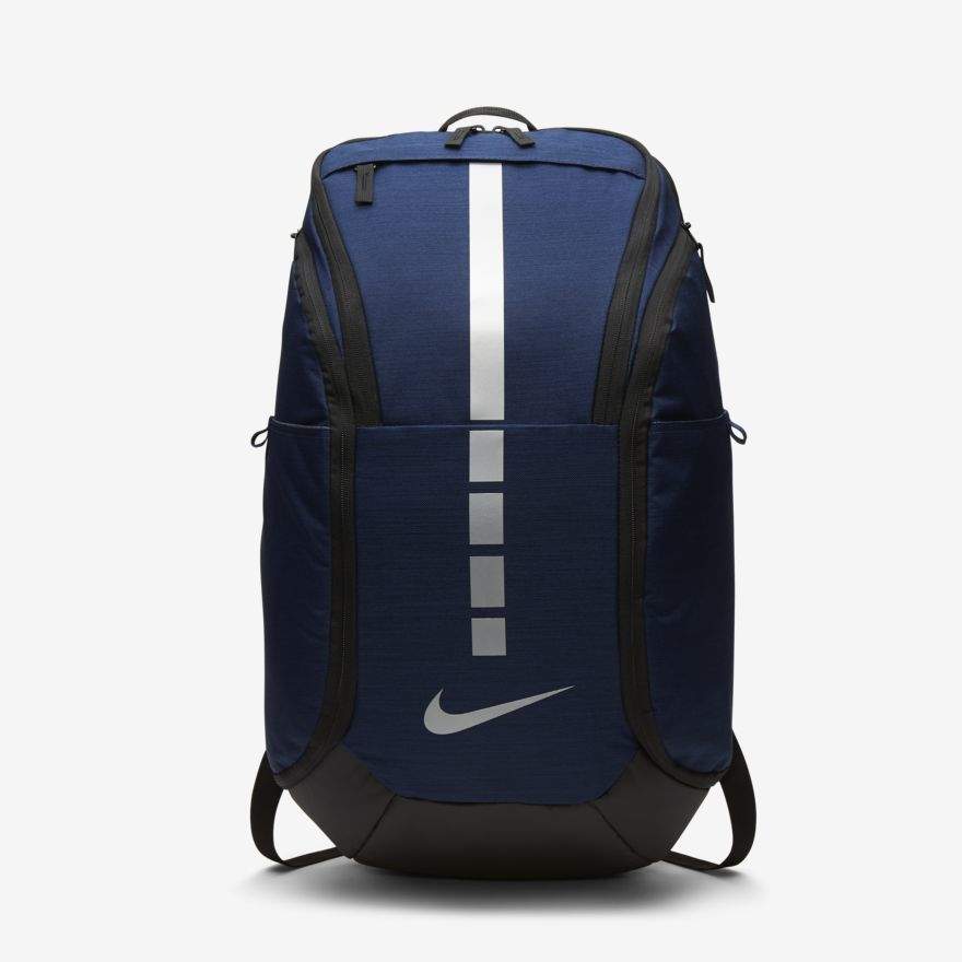 black and blue nike backpack