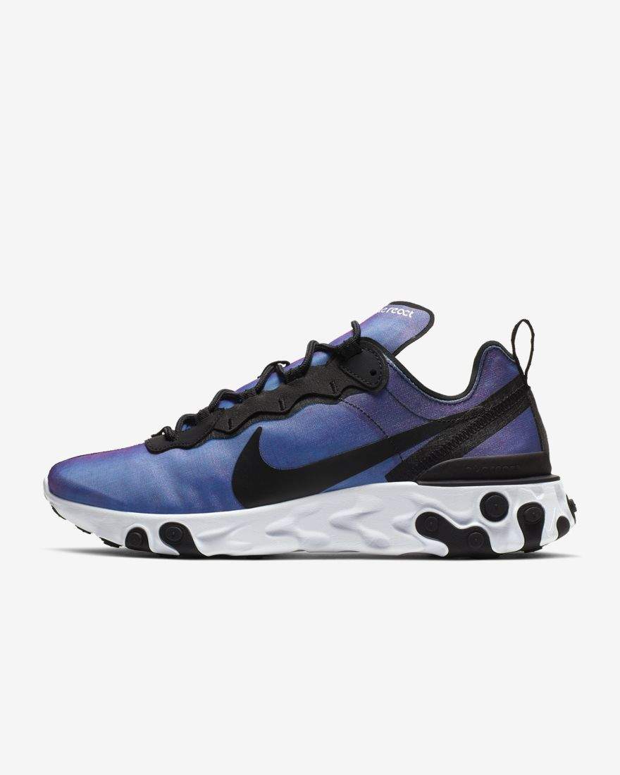 Sneaker Brands Nike React Element 55 Blue Sole Men's Shoes Nike
