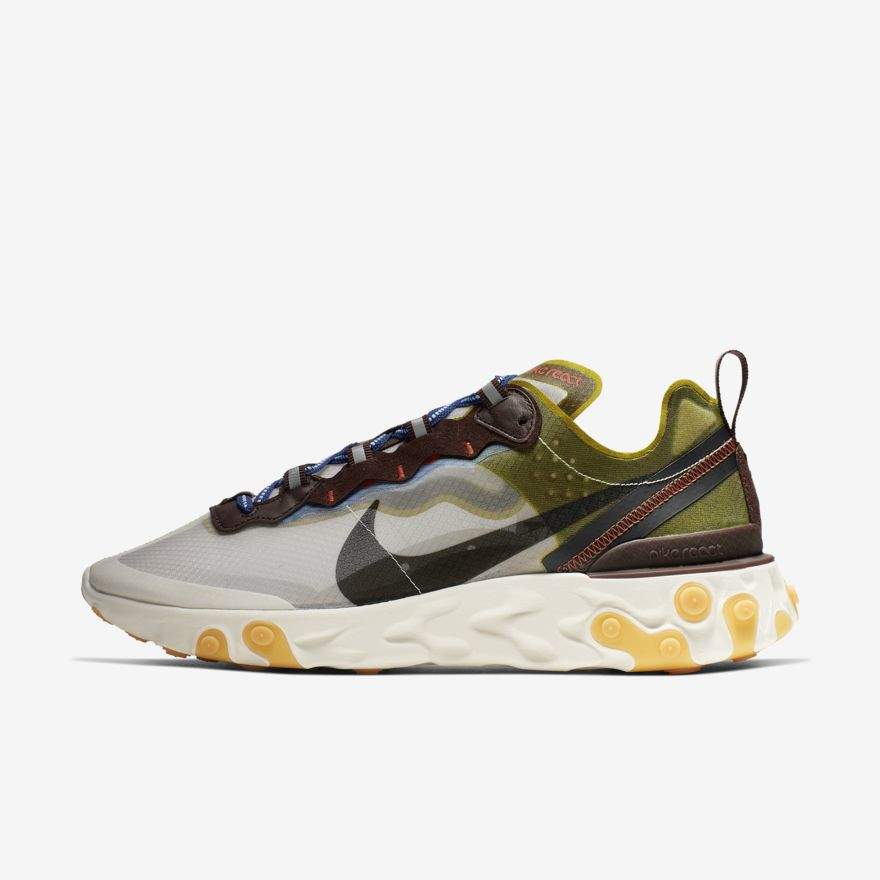 Nike React Element 87 Men s Sports Shoes Size 8 Multicolor 12544566 in Greater Noida at 15 515 15 995 by Mourya Export Hub Justdial