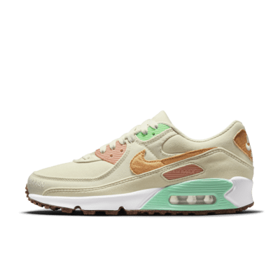 air max 90 metallic gold on feet