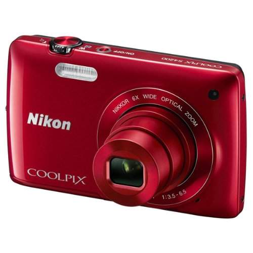 Nikon COOLPIX S6200 red ニコンデジタルカメラ赤