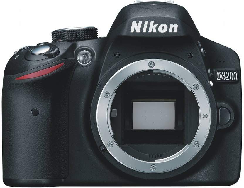 Nikon D Series D3200 Body only MP DSLR Camera (Black) in