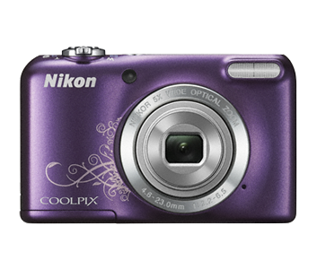 Nikon Coolpix L27 16.1MP Point-and-Shoot Digital Camera (Purple