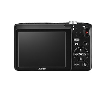 Nikon Coolpix A100 Point and Shoot Digital Camera (Red) with Card