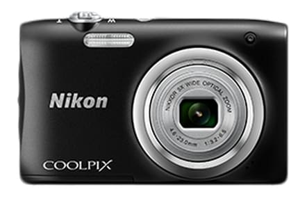 Nikon Coolpix A100 Point and Shoot Digital Camera (Black) with