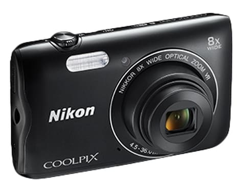 Nikon Coolpix A300 Point and Shoot Camera with 8x