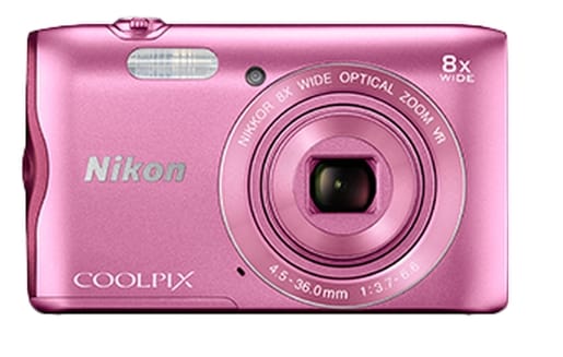Nikon Coolpix A300 20.1MP Point and Shoot Camera with 8x Optical