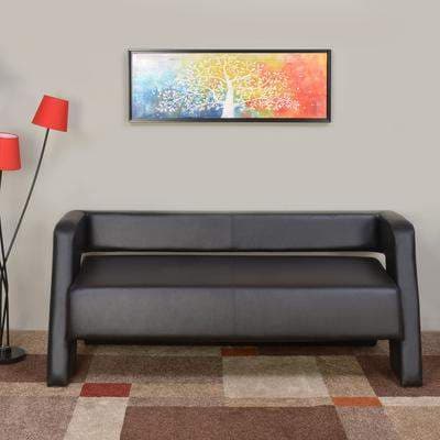 NILKAMAL Bradd Seater Sofa (Black) in Lonavala at ₹ 40,320