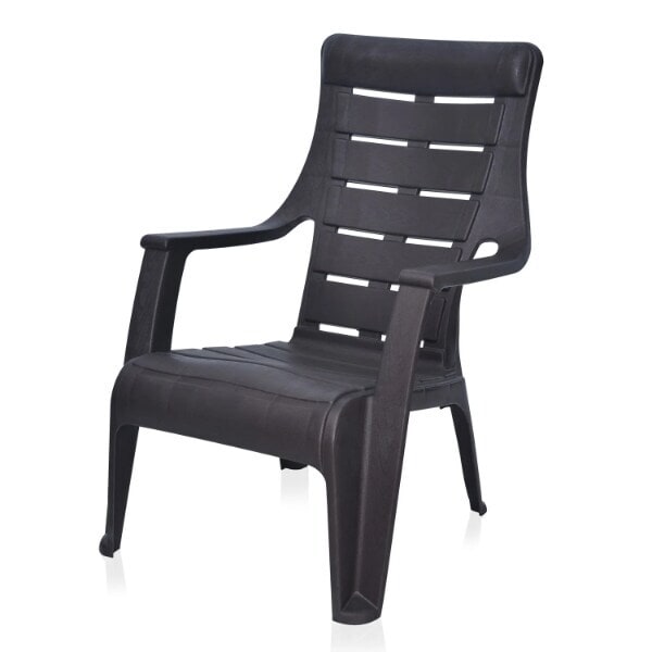 Nilkamal Second Hand Sunday Plastic Arm Chair (Black) in Gurgaon