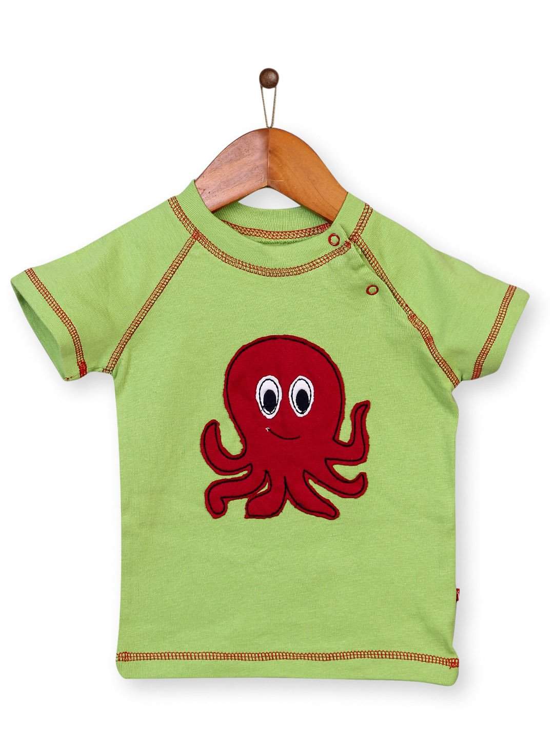 Nino Bambino NBBUSS18514-0-3M 100% Pure Organic Cotton Round Neck