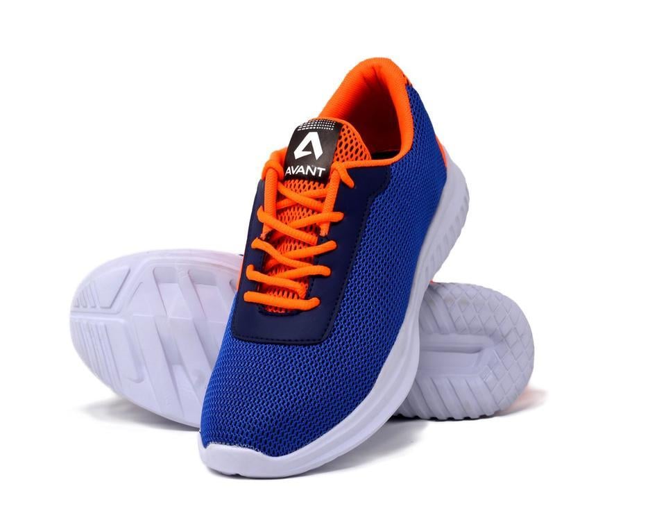 Nitro Running And Gym Shoes Navy Blue Orange in Bangalore at