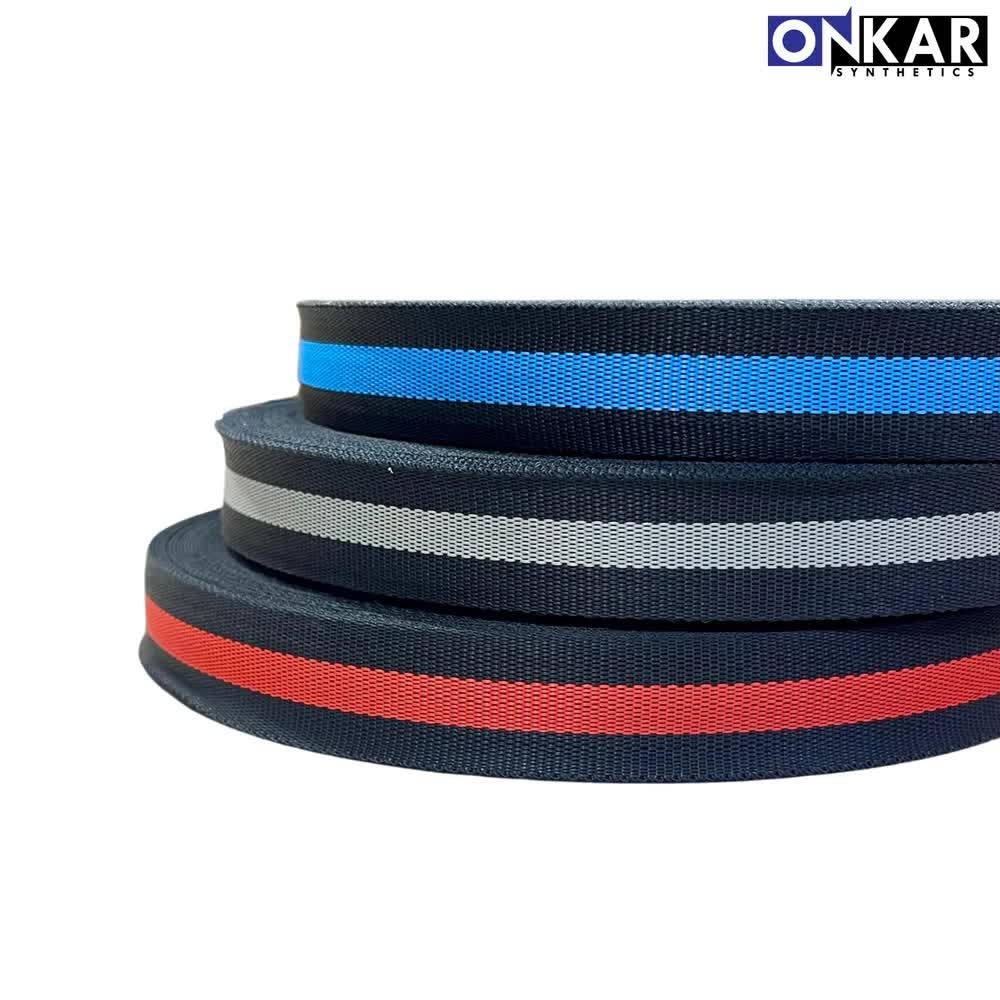 Niwar Single Line Design Webbing Tapes, Inches in